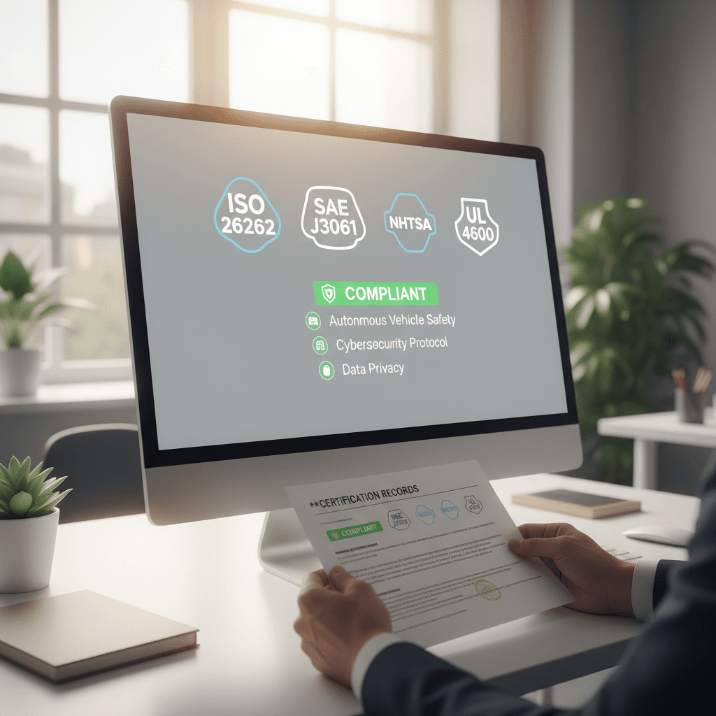 Compliance certification dashboard