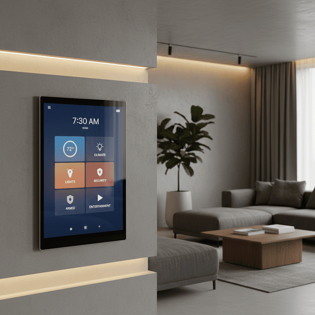 Smart control panels for home automation