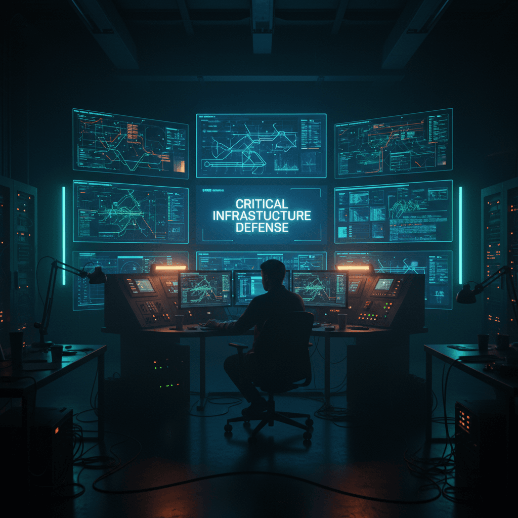 Cybersecurity operations center monitoring autonomous systems