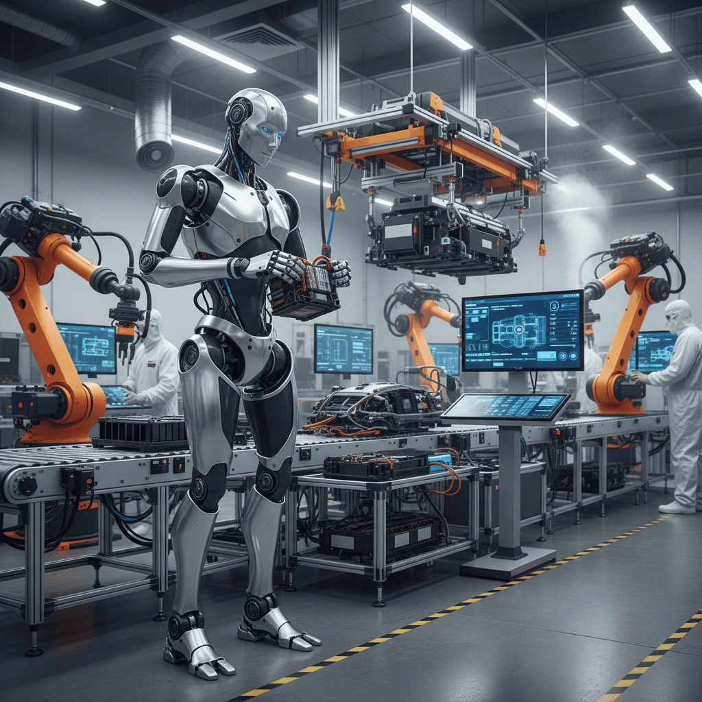 Robot in manufacturing application