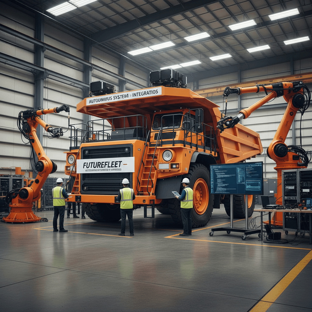 Fleet conversion to autonomous operation technology installation