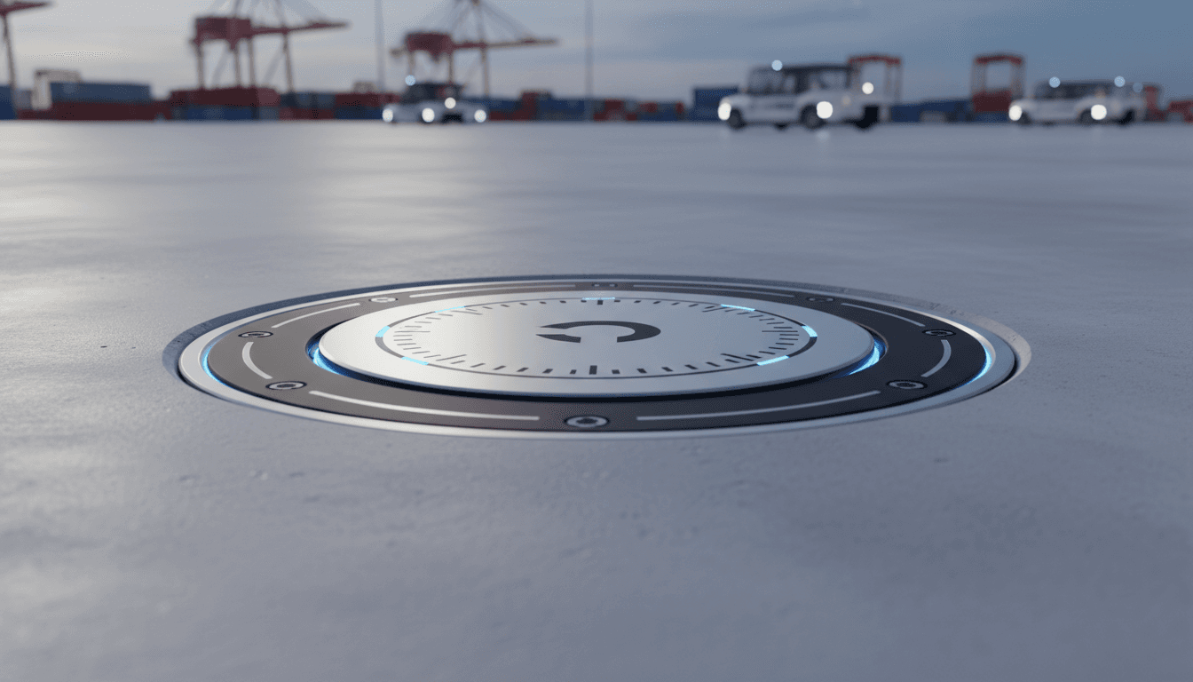 Inductive charging module integrated into smart pavement