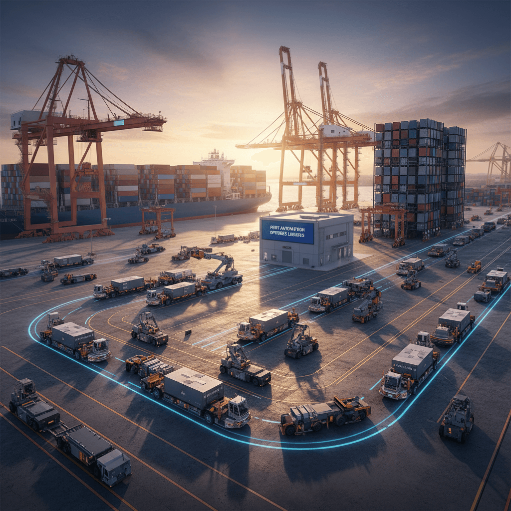 Autonomous fleet conversion at logistics facility